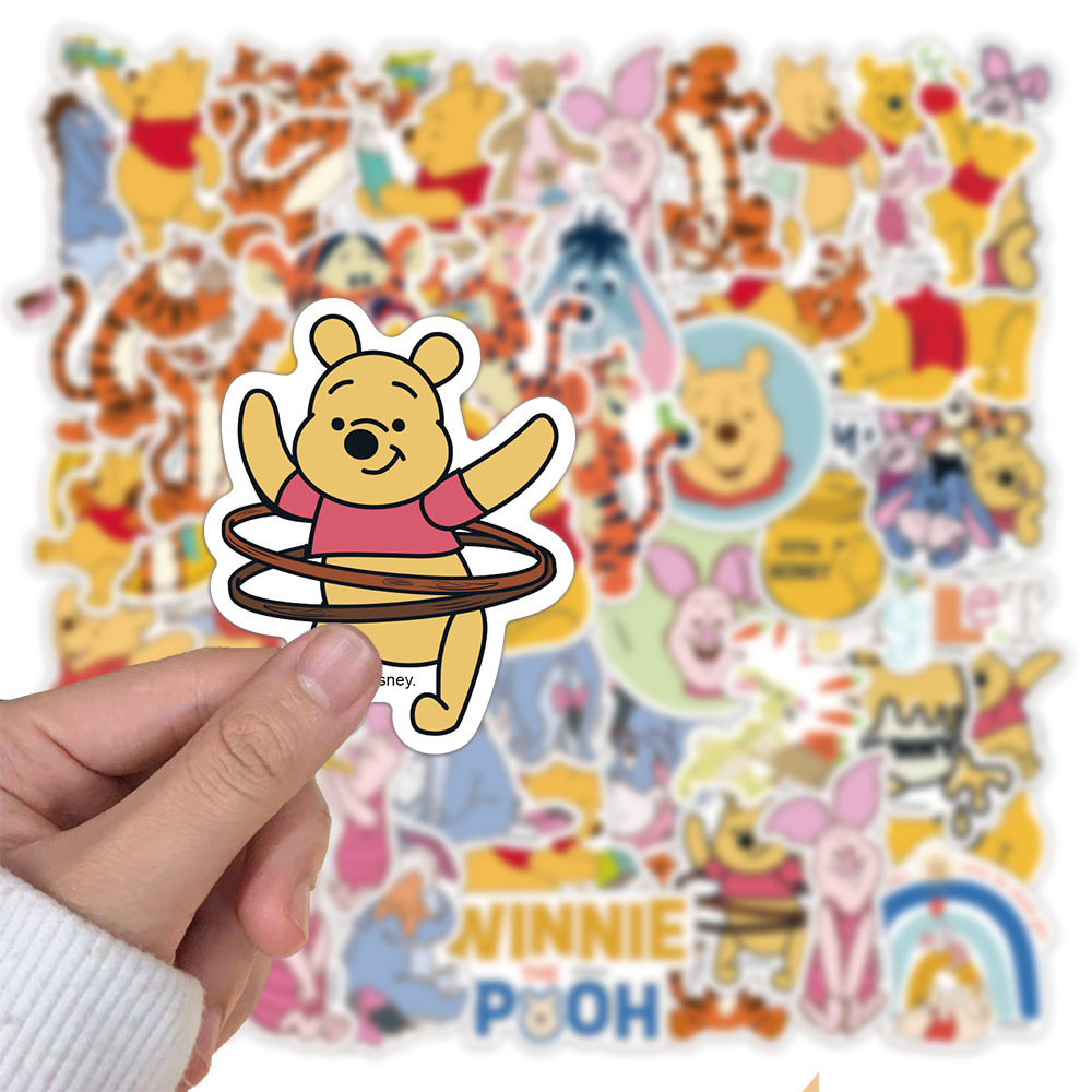 迪士尼维尼熊防水贴纸