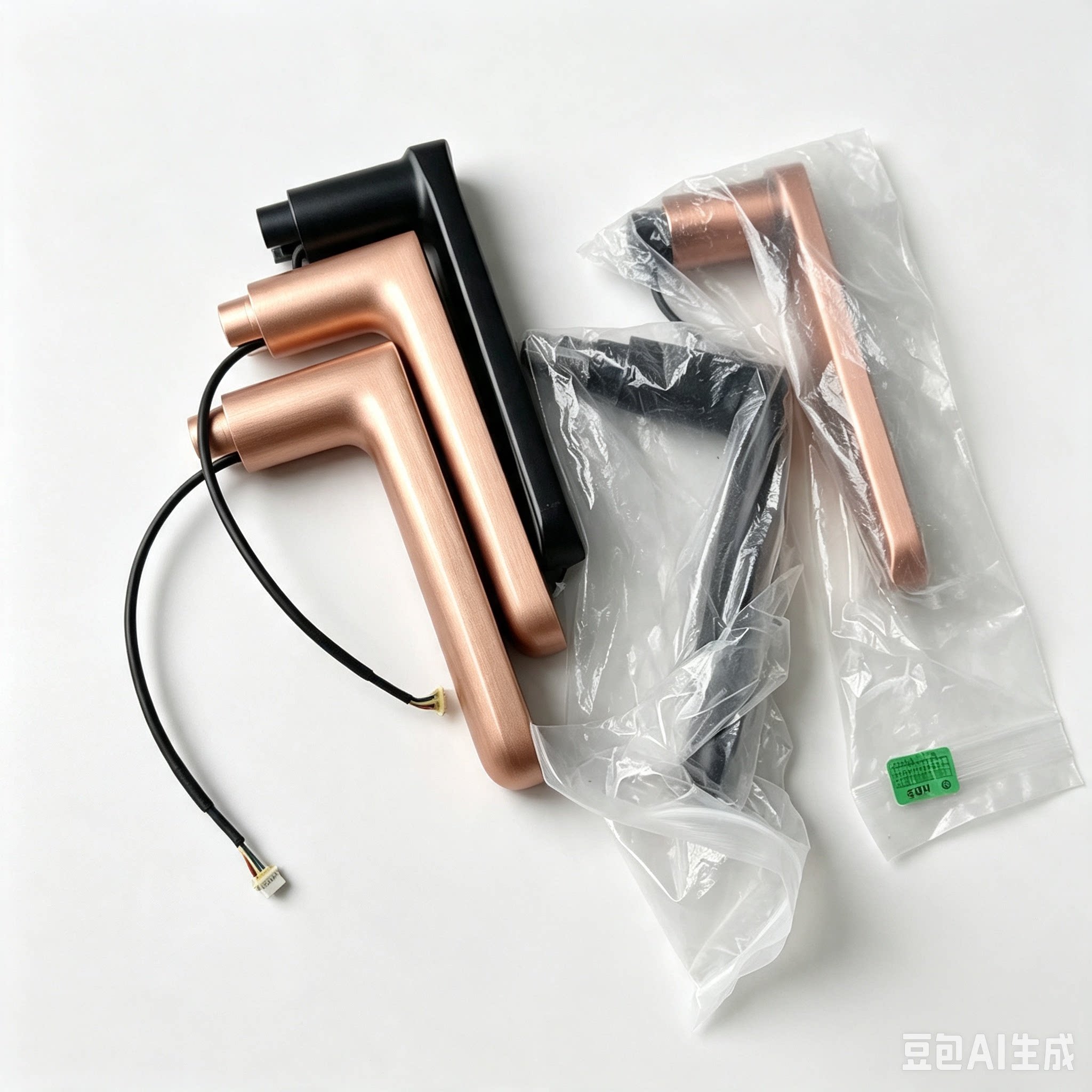 海贝斯密码锁指纹手柄把手组件图片