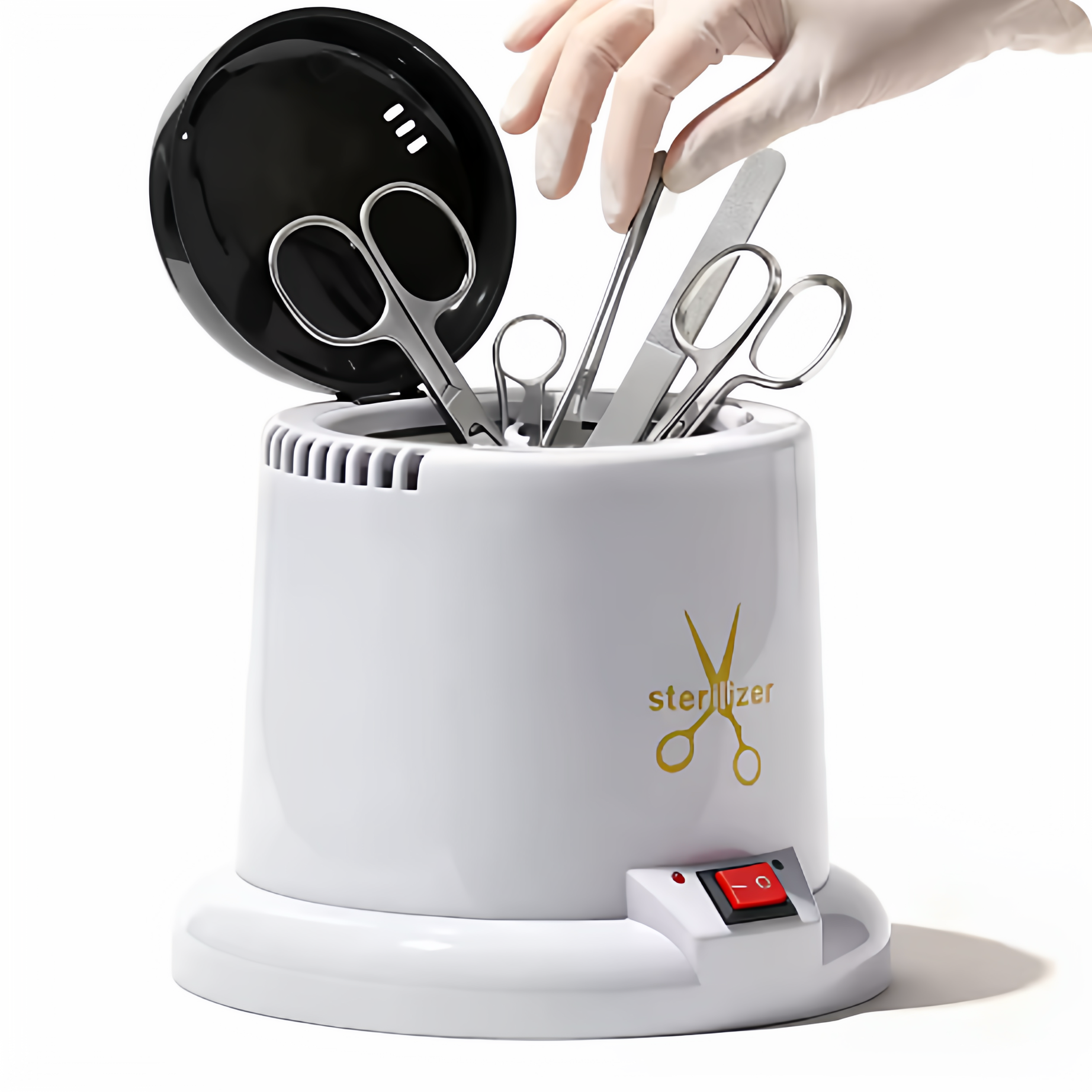 Nail Metal Tool Sterilizer High Temperature Disinfect Pot