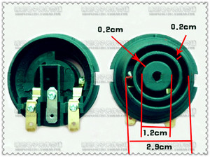 电热水壶电茶壶底座连接器耦合器双圈座   电热壶配件168B小圈