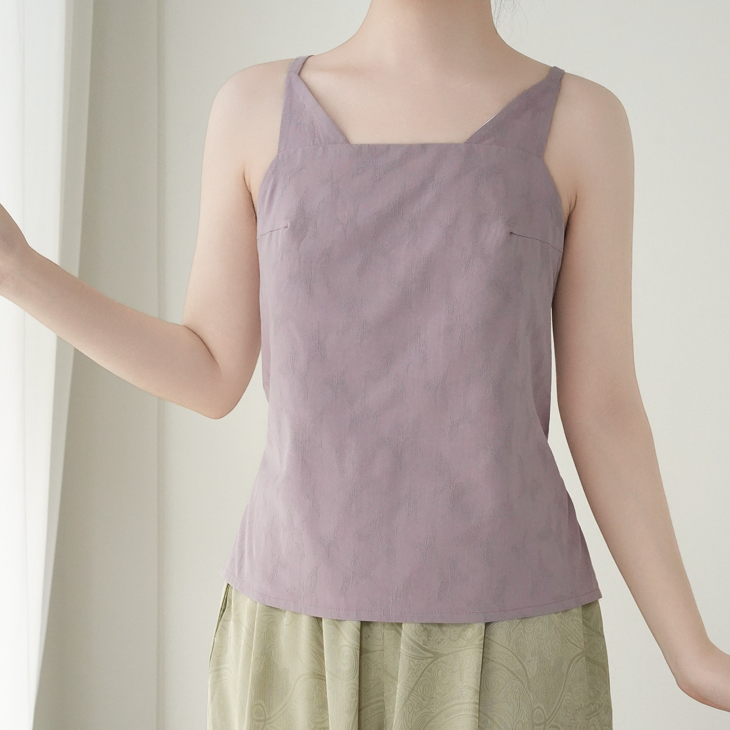 赭颜汉服《化蝶》仿黄昇墓宋抹提背心吊带
