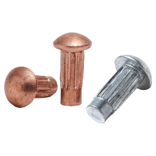 铝/紫铜滚花标牌铆钉按斤售卖