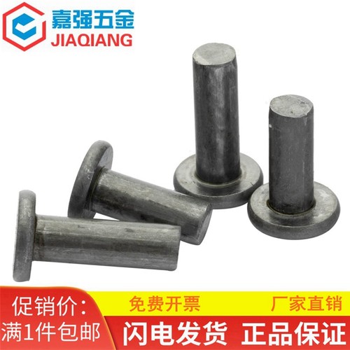 GB109铁本色平头实心铆钉