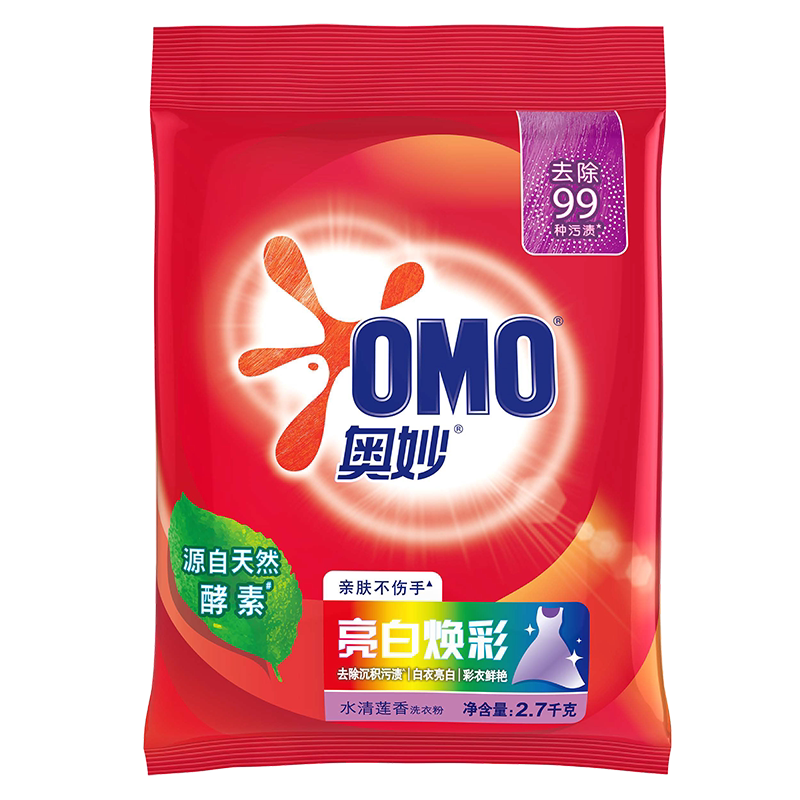 奥妙全自动酵素洗衣粉深层洁净