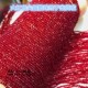 天然水晶 2MM大红色尖晶切面刻面散珠 半成品珠手链配珠切角足球