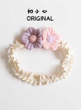 春季款发饰婴儿发带韩国女宝宝可爱小花头饰婴幼儿公主满月头花