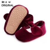 婴幼儿可爱蝴蝶结公主鞋 韩版 女宝宝软底防滑学步鞋 子春秋款 婴儿鞋