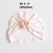 薄款 出游纯棉胎帽小月龄婴幼儿超薄透气帽 婴儿帽子男女宝宝秋季