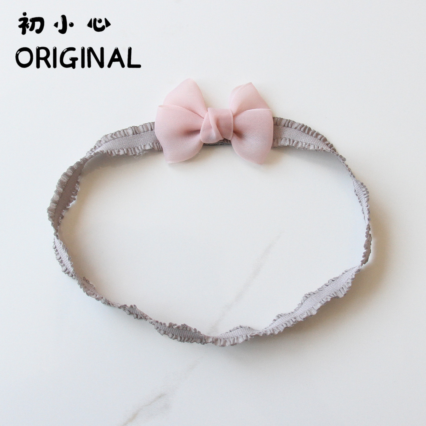 韩版婴儿发带女宝宝满月公主迷你小蝴蝶结头饰婴幼儿满月拍照发饰