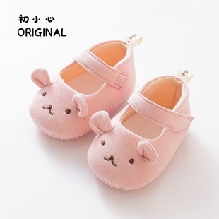婴儿鞋 婴幼儿卡通步前鞋 男女宝宝软底防滑学步鞋 12个月 子春秋季