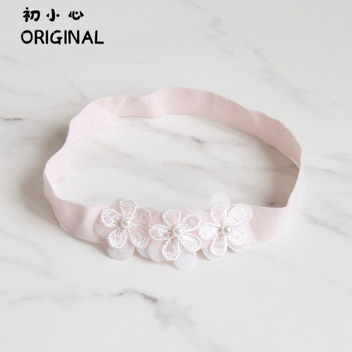 婴儿发带女宝宝超仙柔软花朵花环