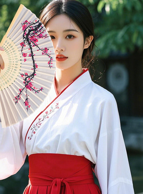 折扇中国风扇子女式古风夏天随身携带竹扇汉服旗袍跳舞折叠丝绸扇