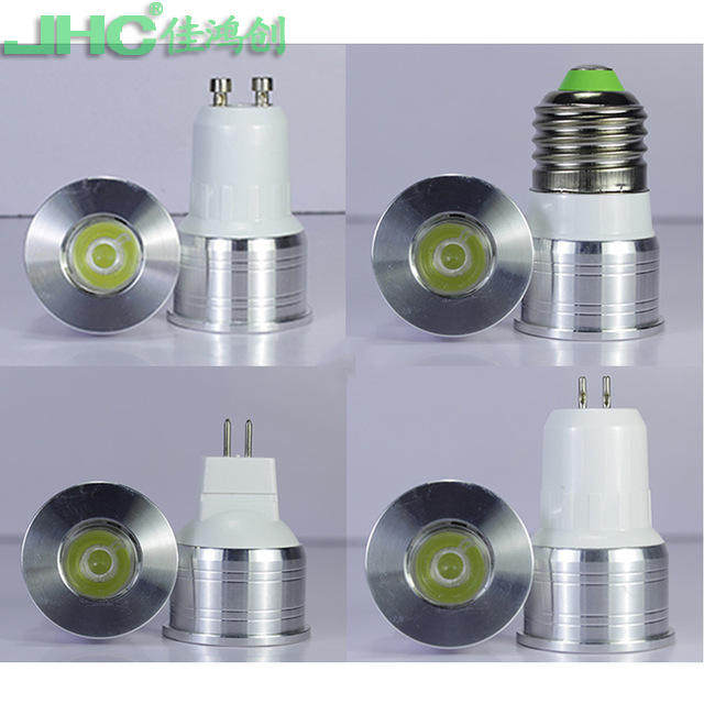 满6个包邮LED 3W 直径33MM 12V/220V GU5.3/GU10/E273W5W射灯灯杯