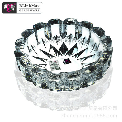 丽尊19CM大号钻石烟缸 新品时尚烟灰缸KTG7006-1彩盒