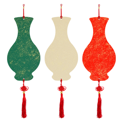 鎏金灯笼中国宣纸硬卡