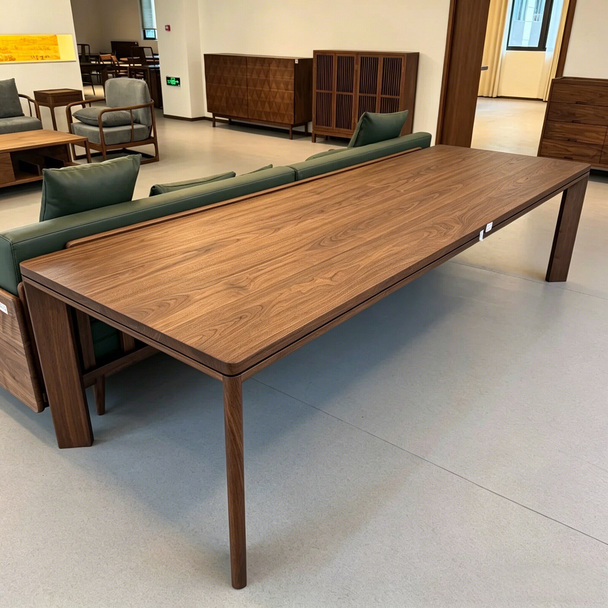 罗奈马桌老榆木实木餐桌去客厅化一体长条桌中古风书桌家用工作台