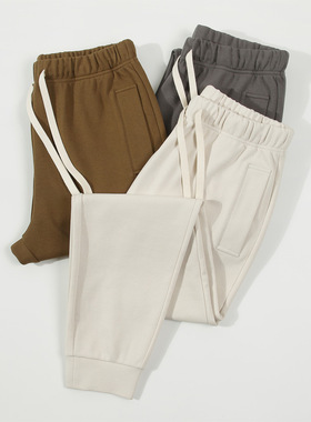 Quality Men Pants Man Autumn Trousers 男装300g斜纹日系长裤秋