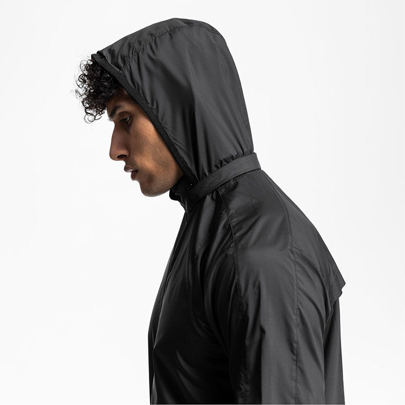 男卫衣薄韩版青年速干连帽衫Men Hoodie Compression Jacket coat