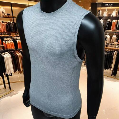 compression tank tops gym workout fitness vest夏宽肩薄款背心