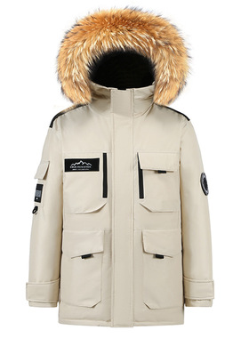 man winter coat women warm jacket女中长款羽绒服男款女款情侣