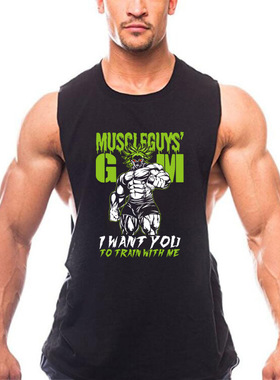 Running Tank Top Men Summer Sport Gym Vest Workout Singlets