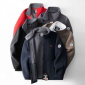 出口挪威men 摇粒绒外套绒衣加厚卫衣大码 jacket 加绒男士 2025新款