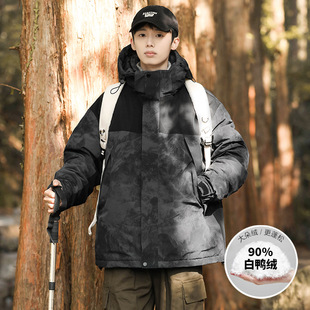 winter men duck down jacket man warm coat防风羽绒服外套情侣