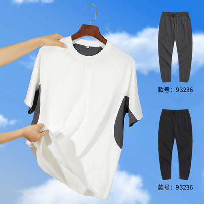 Oversized Heavyweight T Shirt for Men Summer Short Sleeve