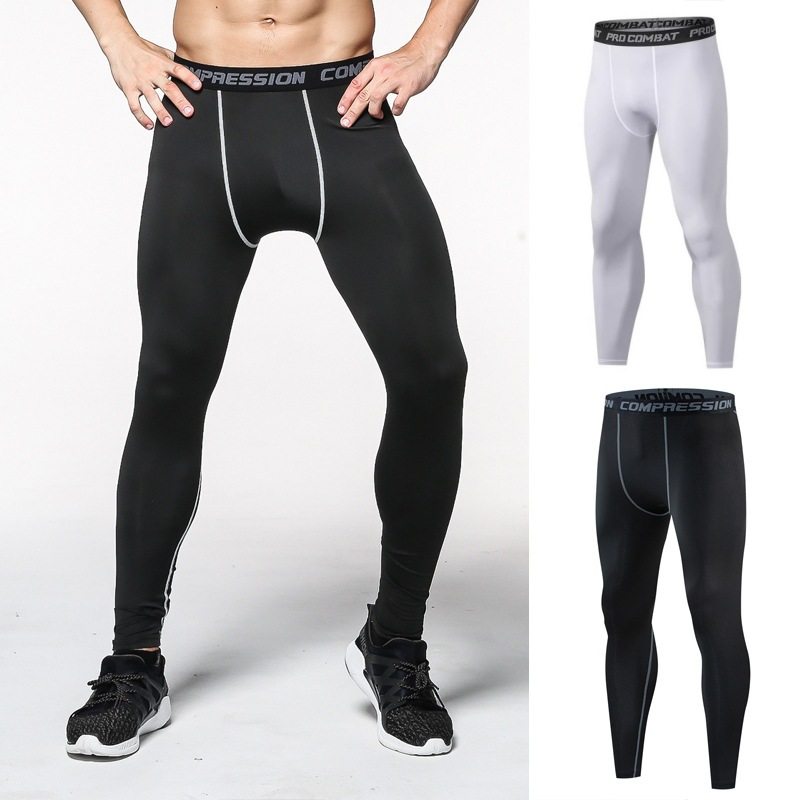 mens compression pants tights leggings shorts现货运动紧身裤