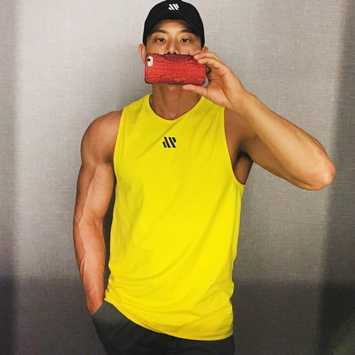 Compression Tank Tops Gym Workout Fitness Vest肌肉健身兄弟夏