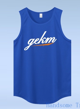 gym men tanktop运动背心男速干透气户外健身坎肩无袖t桖美式训练