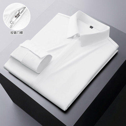 New shirt tops casual fashion loose shirts大码男装长袖衬衫