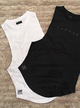 Mens vest summer tank Man gym Singlet 背心男速干上衣无袖健身