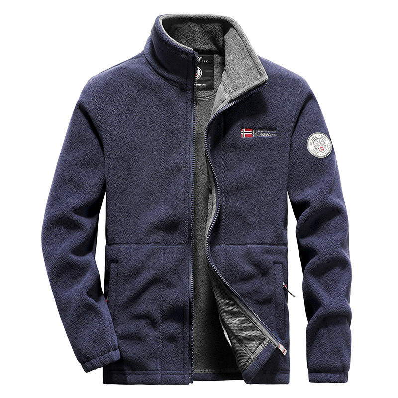 men jacket outdoor zip coat秋冬新款抓绒衣外套 男式休闲户外