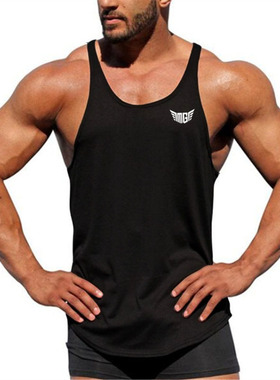 Men Gyms tank Workout Sleeveles Shirt Male Summer Loose