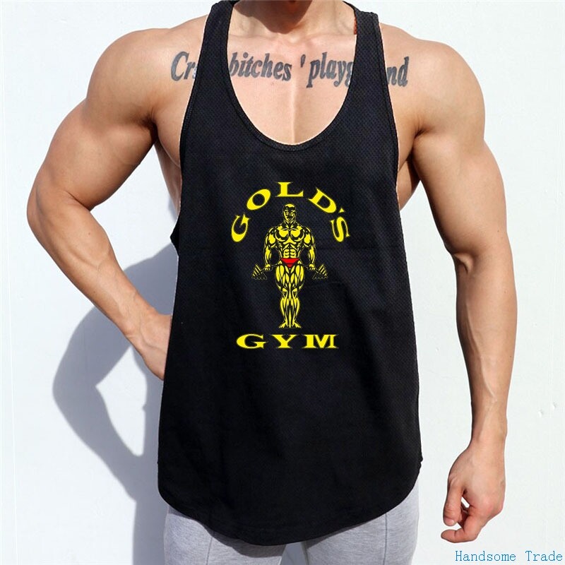 Men tanktop summer Man gym clothes Singlet男Crossfit背心vest