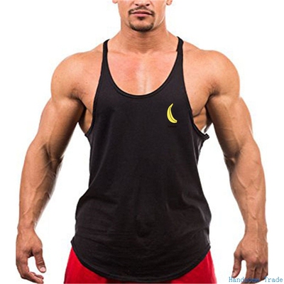 Muscle Man Singlets Men's Tank Tops shirts gym Vest stringer
