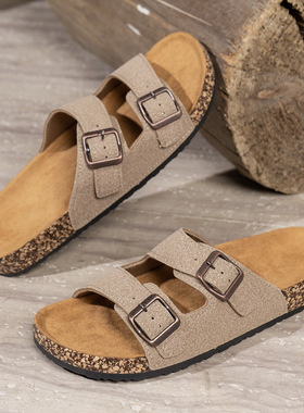 slippers slides flat shoes sandals cork clogs mules勃大码