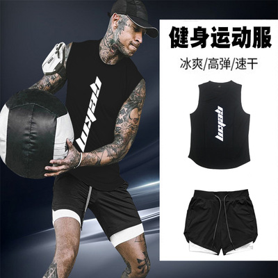 2026 new fitness sports tank tops men gyms workout sleeveles