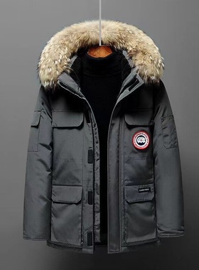 man winter coat women warm jacket新款羽绒服男士中长款情侣