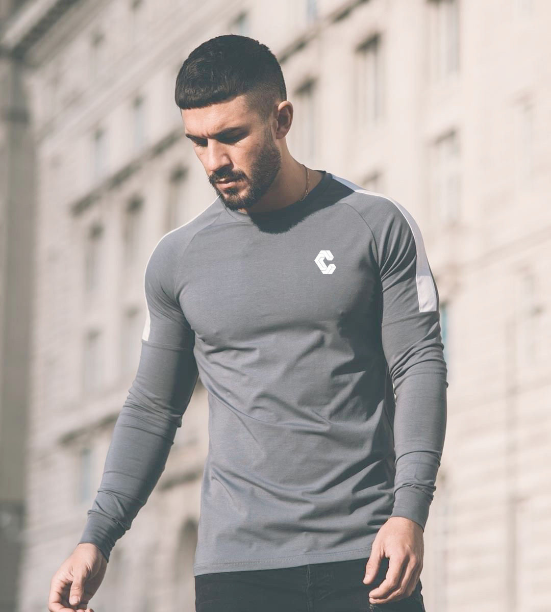 Man Sport Shirt Men Fitness Run TShirts Long Sleeve T-shirts