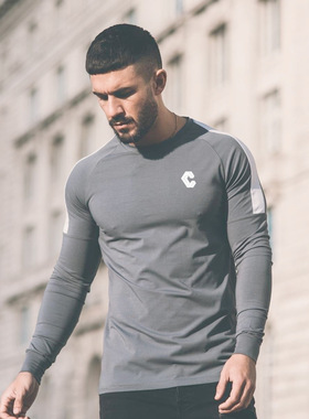 Man Sport Shirt Men Fitness Run TShirts Long Sleeve T-shirts