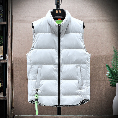 Winter Men Duck Down Jacket Man Warm Coat马甲男秋冬新款羽绒