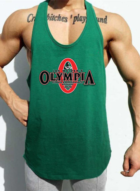 Bodybuilding Tank Men Gym Workout Fitness Mouwloos Stringer