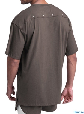 Sport T Shirt Gym Men Workout Tees Fitness Tops运动男健身T恤