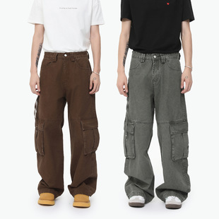 denim male new leg wide pants man jeans men 牛仔裤 男新款