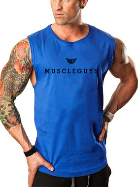 Bodybuilding Tank Men Gym Workout Fitness Mouwloos Stringer