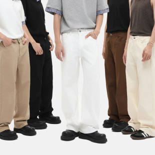 denim male new leg wide pants man jeans men 牛仔裤 男新款