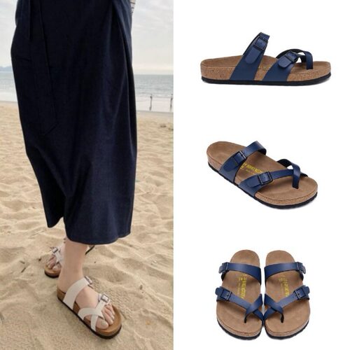 slippers slides flat shoes sandals cork clogs mules夏软