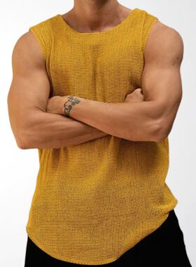 men's vest男装 薄款针织背心 男士休闲纯色新款针织衫sy0098man